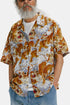 Frizmworks Tiger Hawaiian Half Shirt (Gris) | Chemises