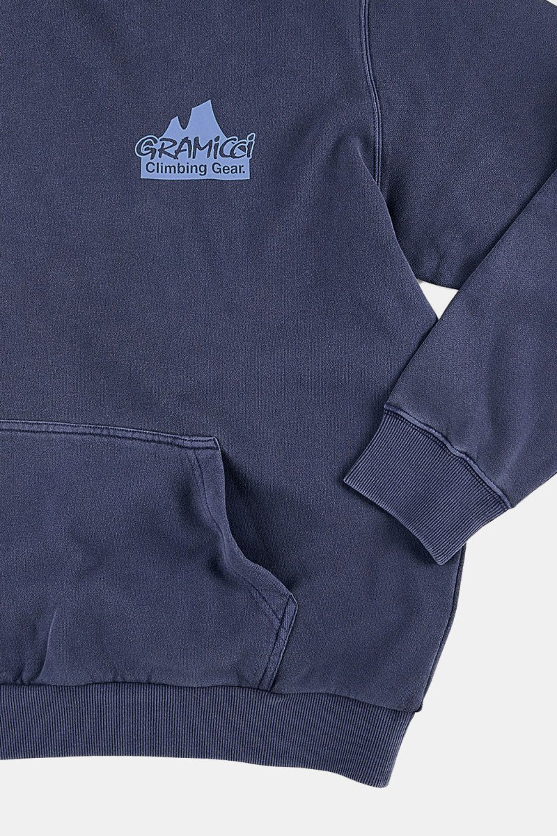 Gramicci Climbing Gear Hooded Sweatshirt (Navy Pigment) | Sweaters
