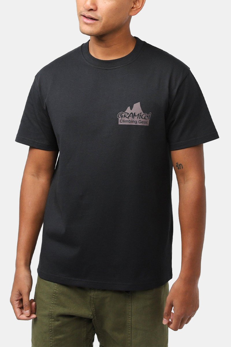 Gramicci Climbing Gear T-Shirt (Vintage Black) | T-Shirts