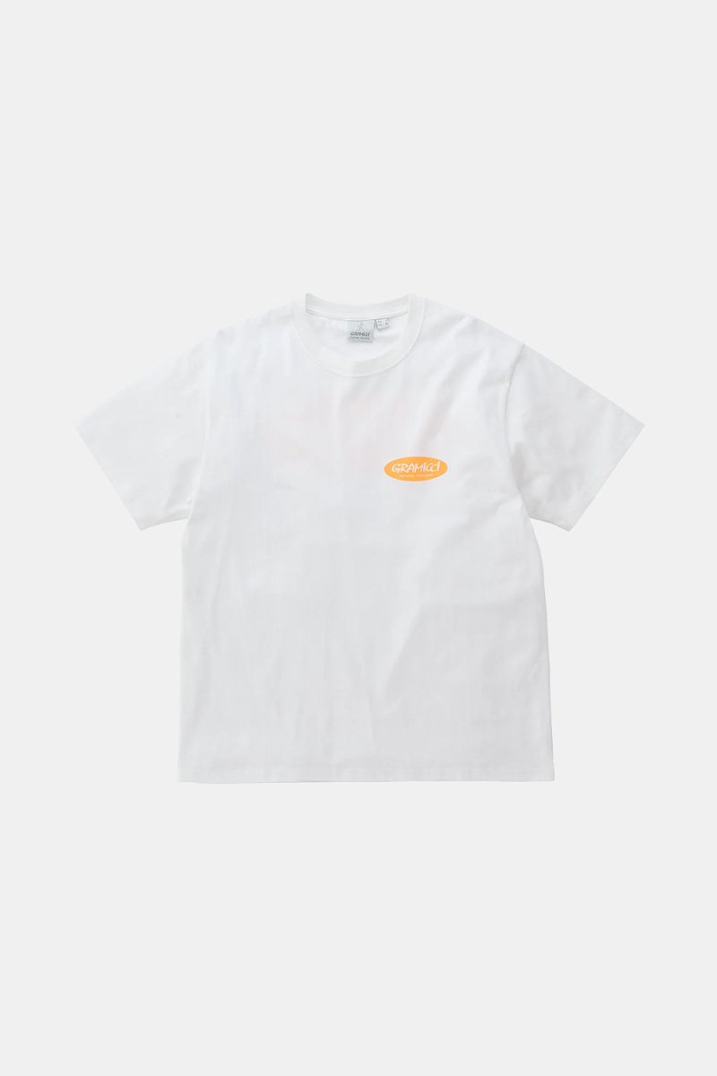 Gramicci Freedom Oval T-Shirt (White) | T-Shirts