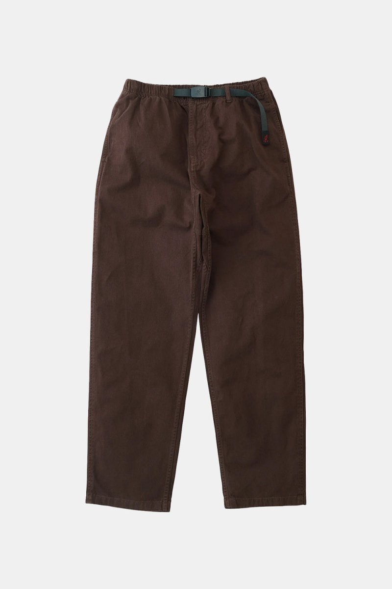 Gramicci G Pants Double-ringspun Organic Cotton Twill (Dark Brown) | Trousers