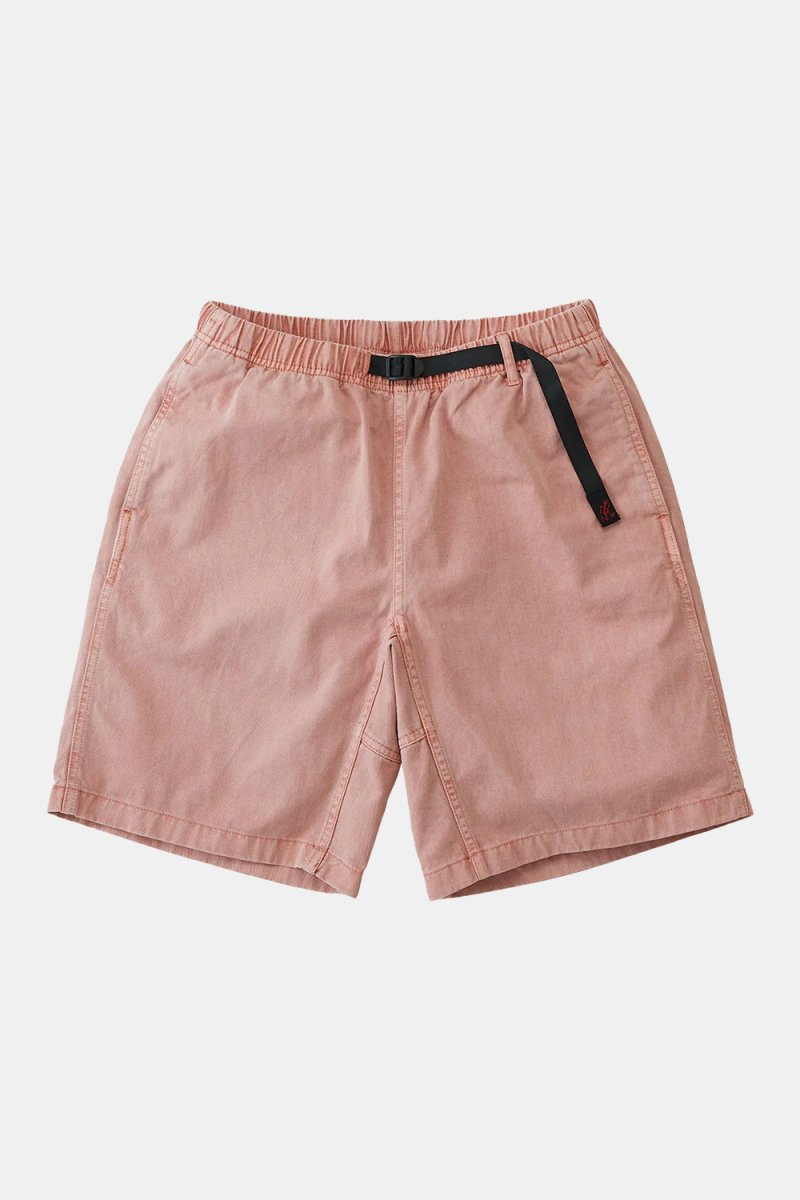 Gramicci G-Shorts Pigment Dye Cotton Twill (Coral) | Shorts