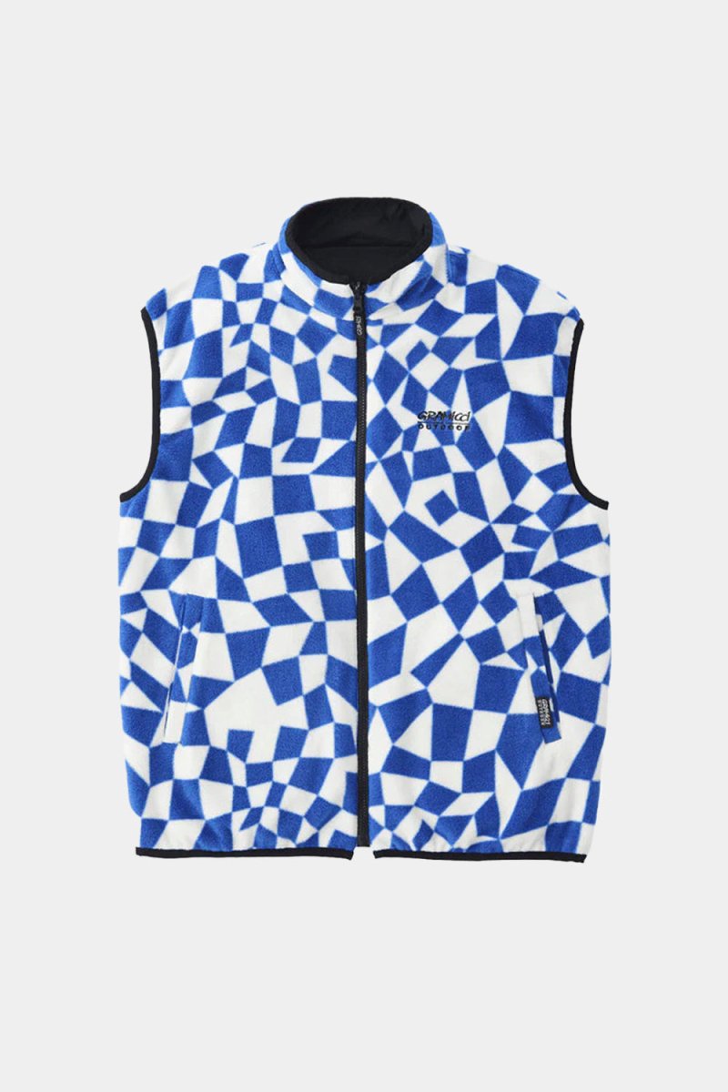 Gramicci Reversible Vest (Blue Check) | Vests