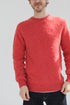 Demi-douzaine de pull tricoté à col rond doublement brossé super doux (saumon) | Tricots