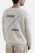Sweat-shirt imprimé La Paz Cunha Here/Now (Écru) | Pulls