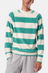 Sweat-shirt La Paz Cunha (rayures vertes Gumdrop) | Pulls