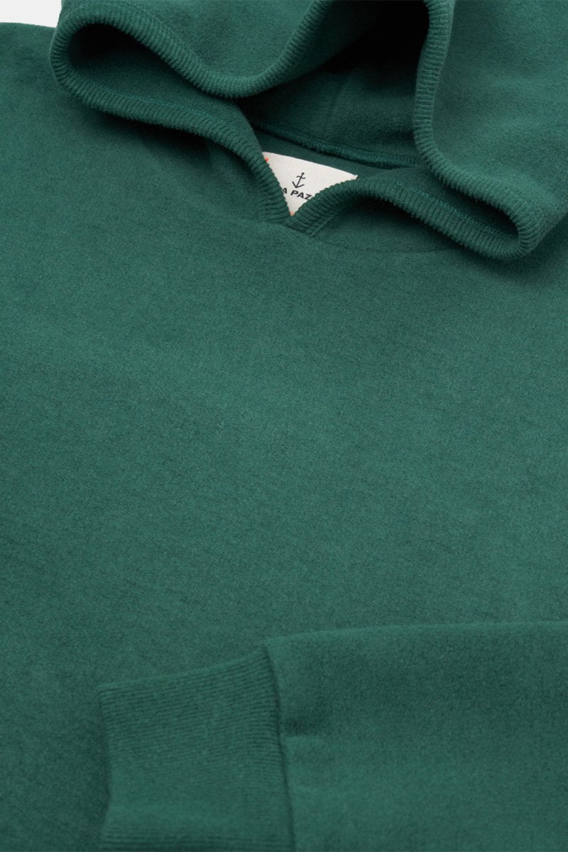 La Paz Matias Fleece Hoodie (Green Fleece) | Sweaters