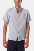 Chemise à manches courtes avec poche La Paz Ribeiro (rayures bleu marine foncé) | Chemises