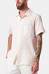 Chemise Panama La Paz Silveira (corail épicé/rayure safari) | Chemises