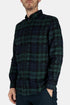 Chemise ESP Blackwatch abstraite en flanelle portugaise (Noir) | Chemises