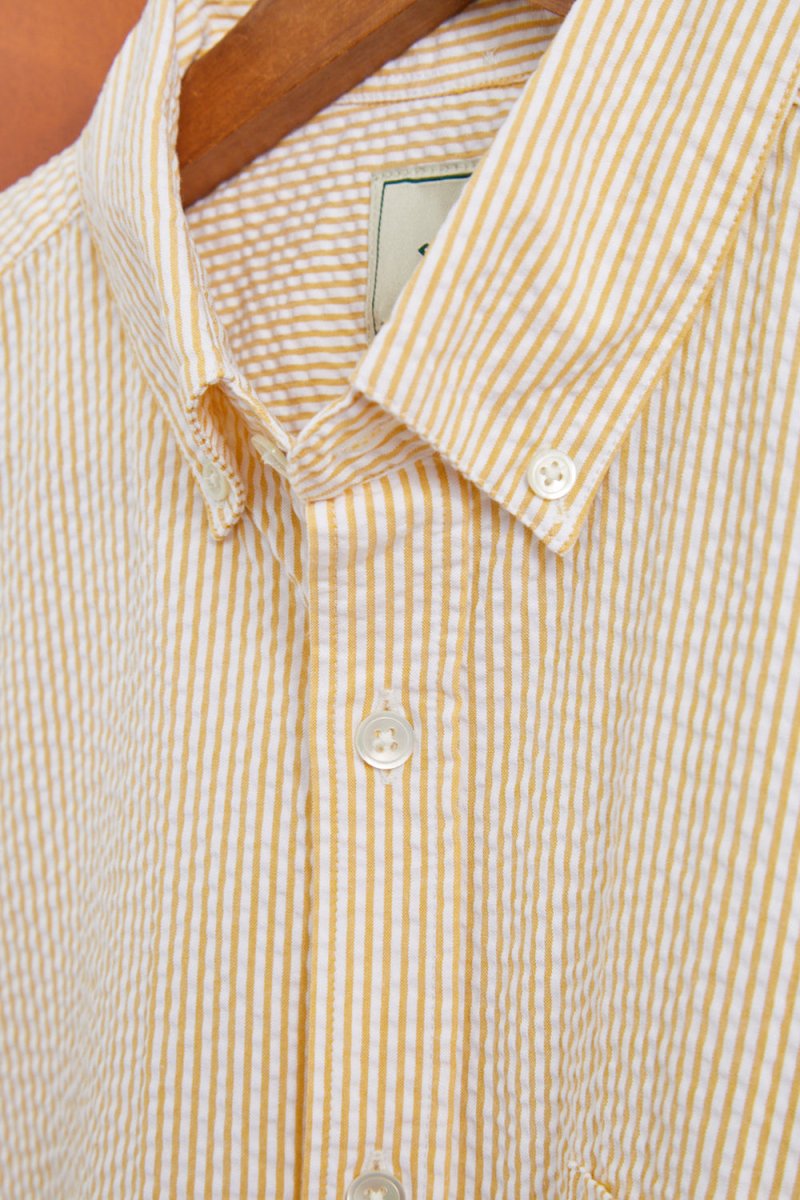 Portuguese Flannel Atlantico Stripe Shirt (Yellow) | Shirts