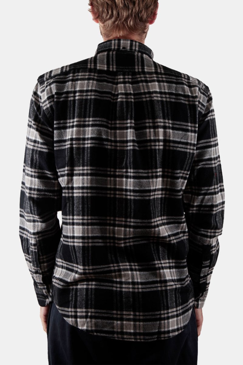 Portuguese Flannel B&amp;B Checked ESP Shirt (Black / Grey) | Shirts