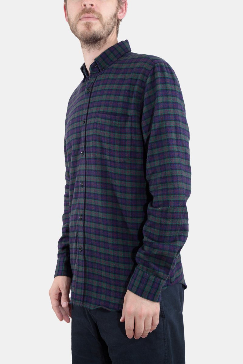 Portuguese Flannel Blom ESP Check Shirt (Blue / Purple) | Shirts