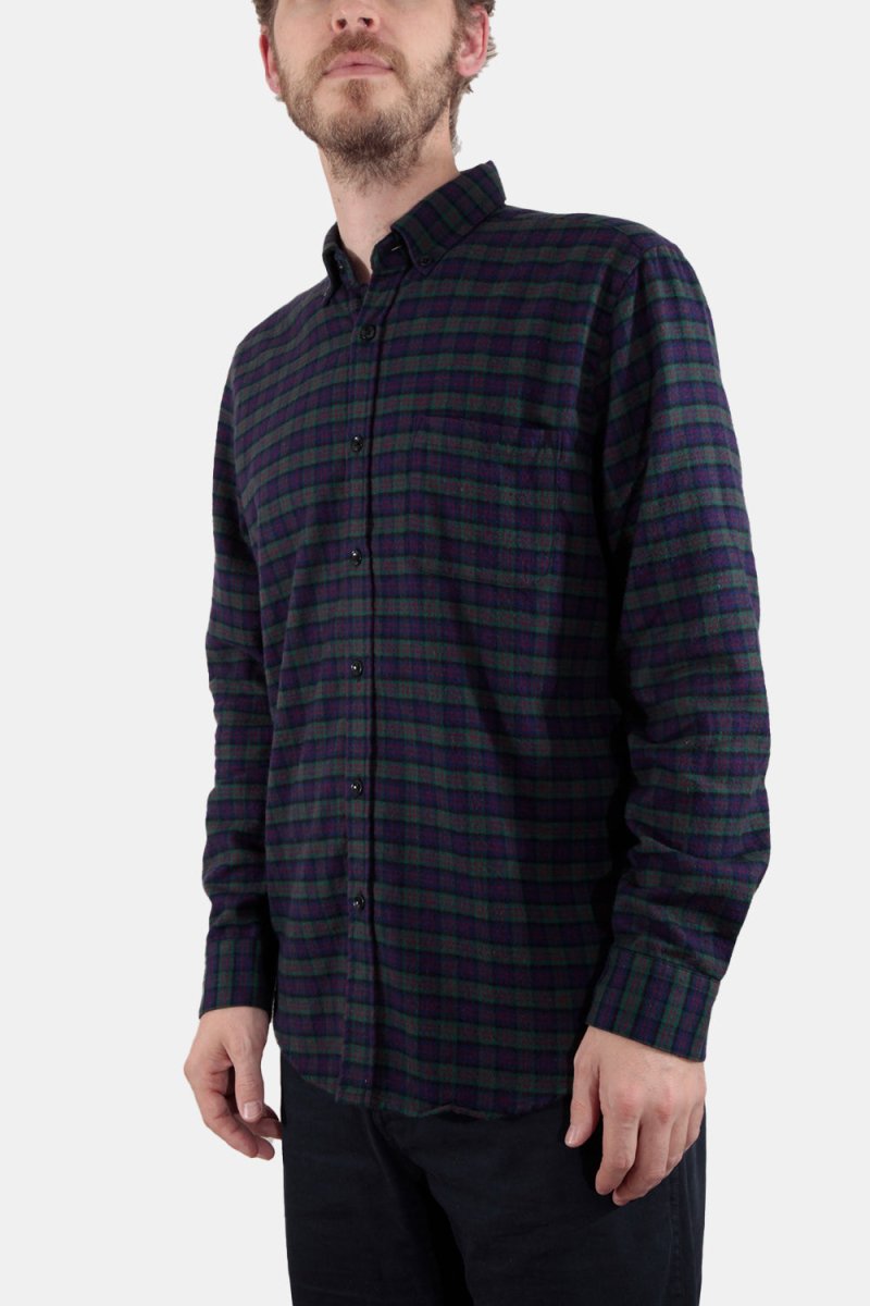 Portuguese Flannel Blom ESP Check Shirt (Blue / Purple) | Shirts