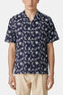 Chemise portugaise Folclore 4 en flanelle (marine) | Chemises