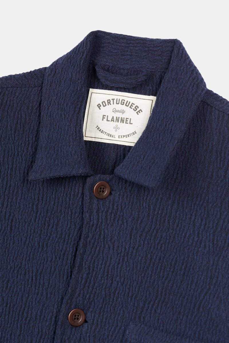 Portuguese Flannel Labura Chore Workwear Jacket (Low Tide Navy) | Jackets