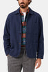 Veste en flanelle lourde Labura en flanelle portugaise (Bleu) | Vestes