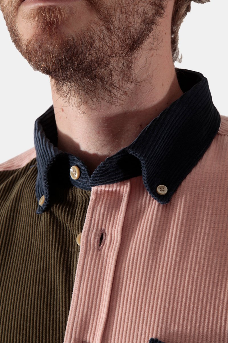 Portuguese Flannel Lobo Patchwork Cotton-Cord Shirt (Multi) | Shirts