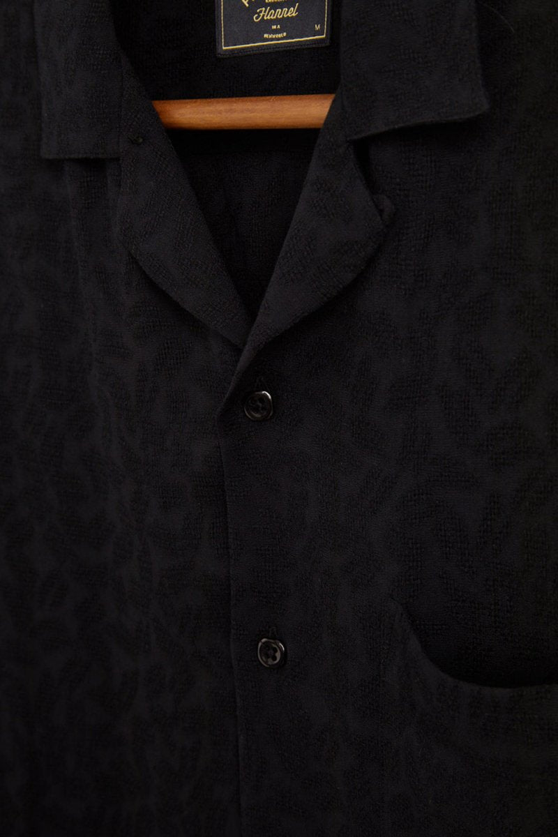 Portuguese Flannel Modal Cobra Shirt (Black) | Shirts