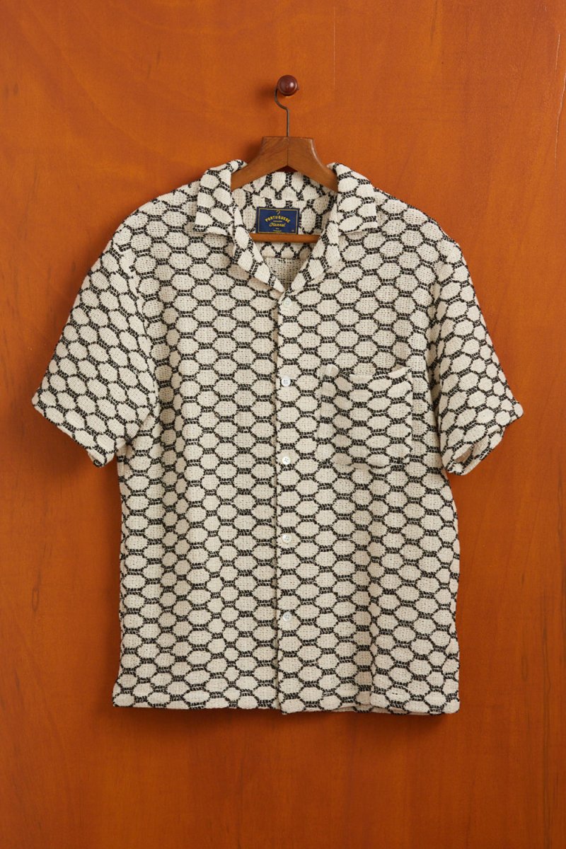 Portuguese Flannel Net Shirt (Black) | Shirts
