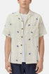 Chemise Philly en flanelle portugaise (Crème/Bleu) | Chemises