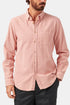 Chemise en velours côtelé de coton Lobo épais en flanelle portugaise (Vieux rose rose) | Chemises