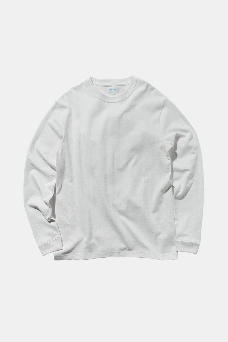 United Athle Japan Made Standard Fit Long Sleeve T-shirt (White) | T-Shirts