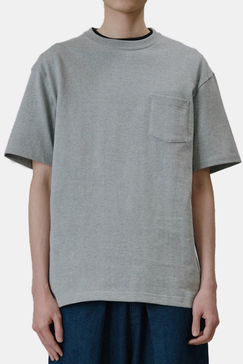 United Athle Japan Made Standard Fit Pocket T-shirt (Grey) | T-Shirts