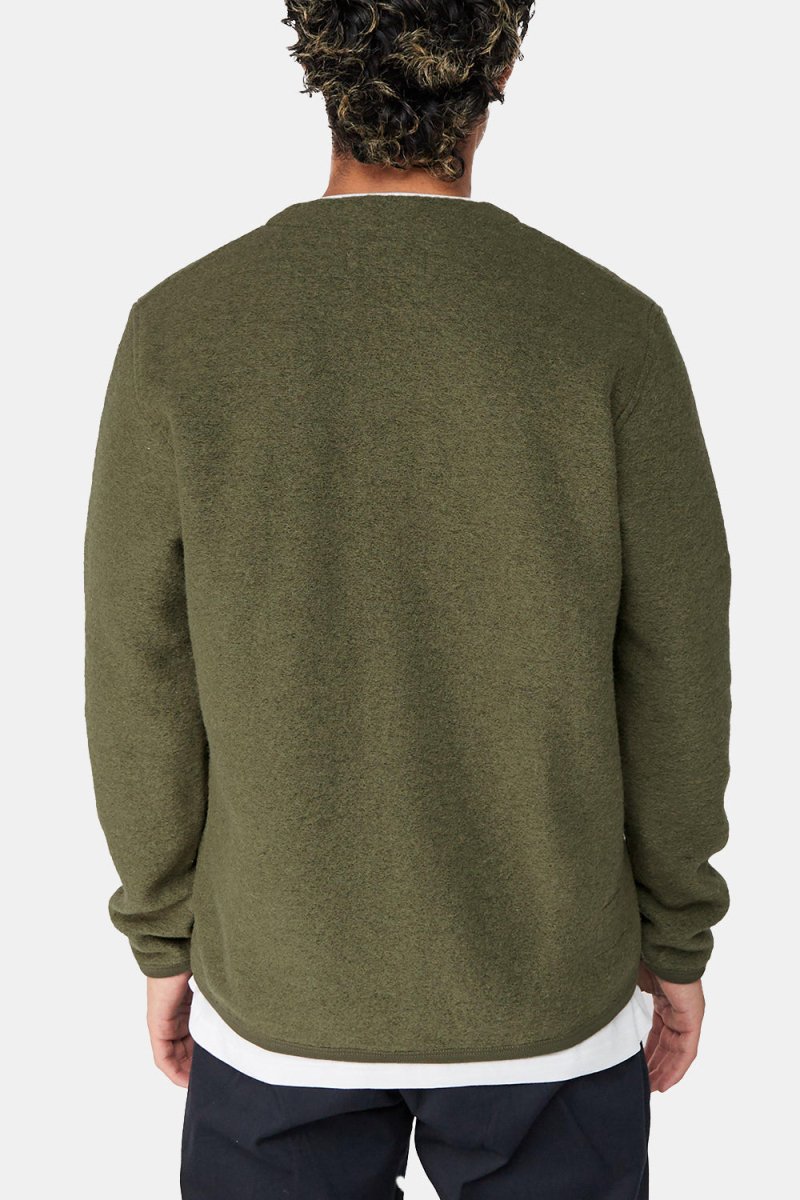 Universal Works Cardigan (Lovat Green) | Sweaters