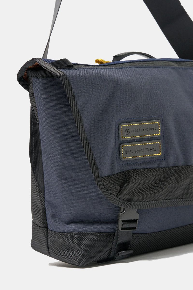 Universal Works Courier Bag (Navy Recycled Tech Canvas) | Bags