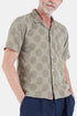 Chemise de route en coton à pois Universal Works (Olive clair) | Chemises