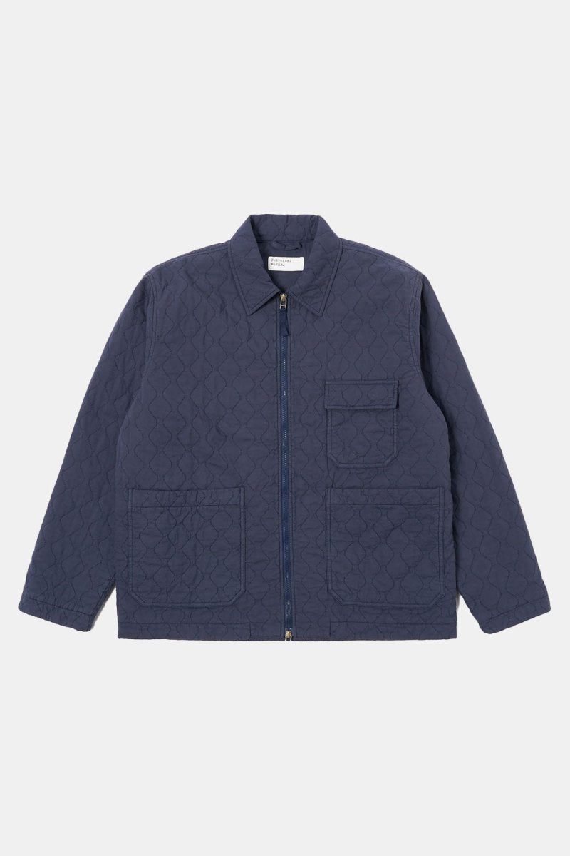 Universal Works Gower Jacket (Dark Navy Quilt Cotton) | Coats & Jackets