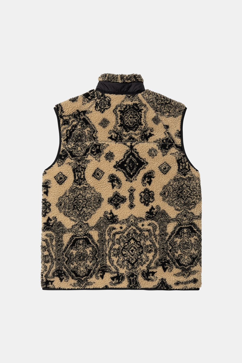 Carhartt WIP Prentis Vest Liner Verse Jacquard Fleece (Dusty Brown & Scoot Black)