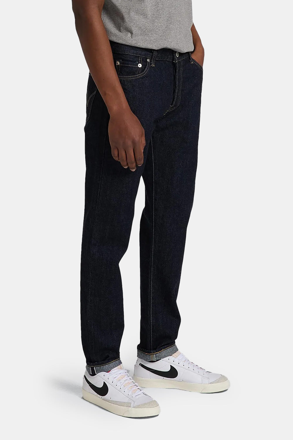 Edwin Regular Tapered Kurabo Recycled 14oz Denim Jeans (Rinsed Blue) | Number Six