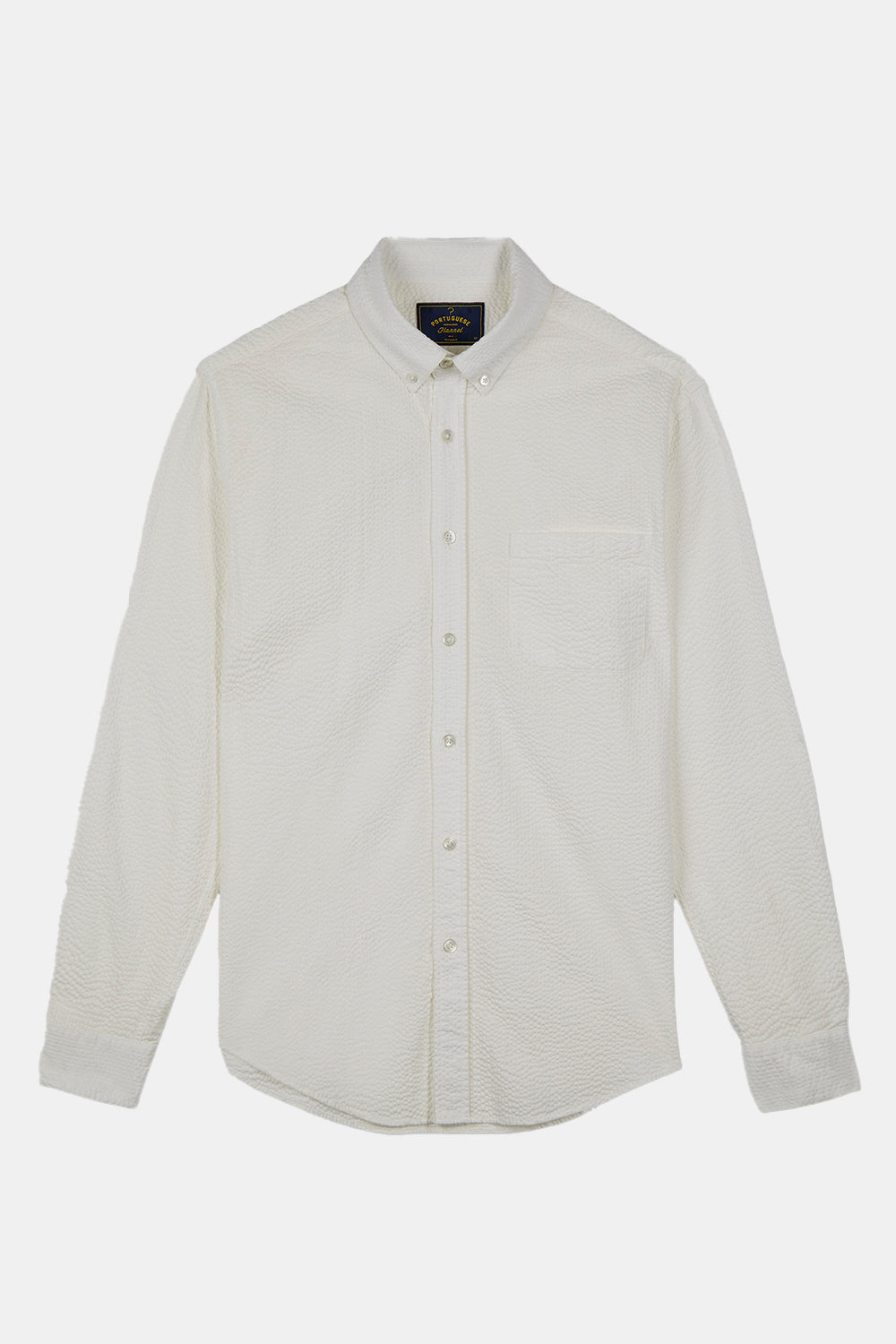 Portuguese Flannel Atlantico Shirt (White) | Number Six
